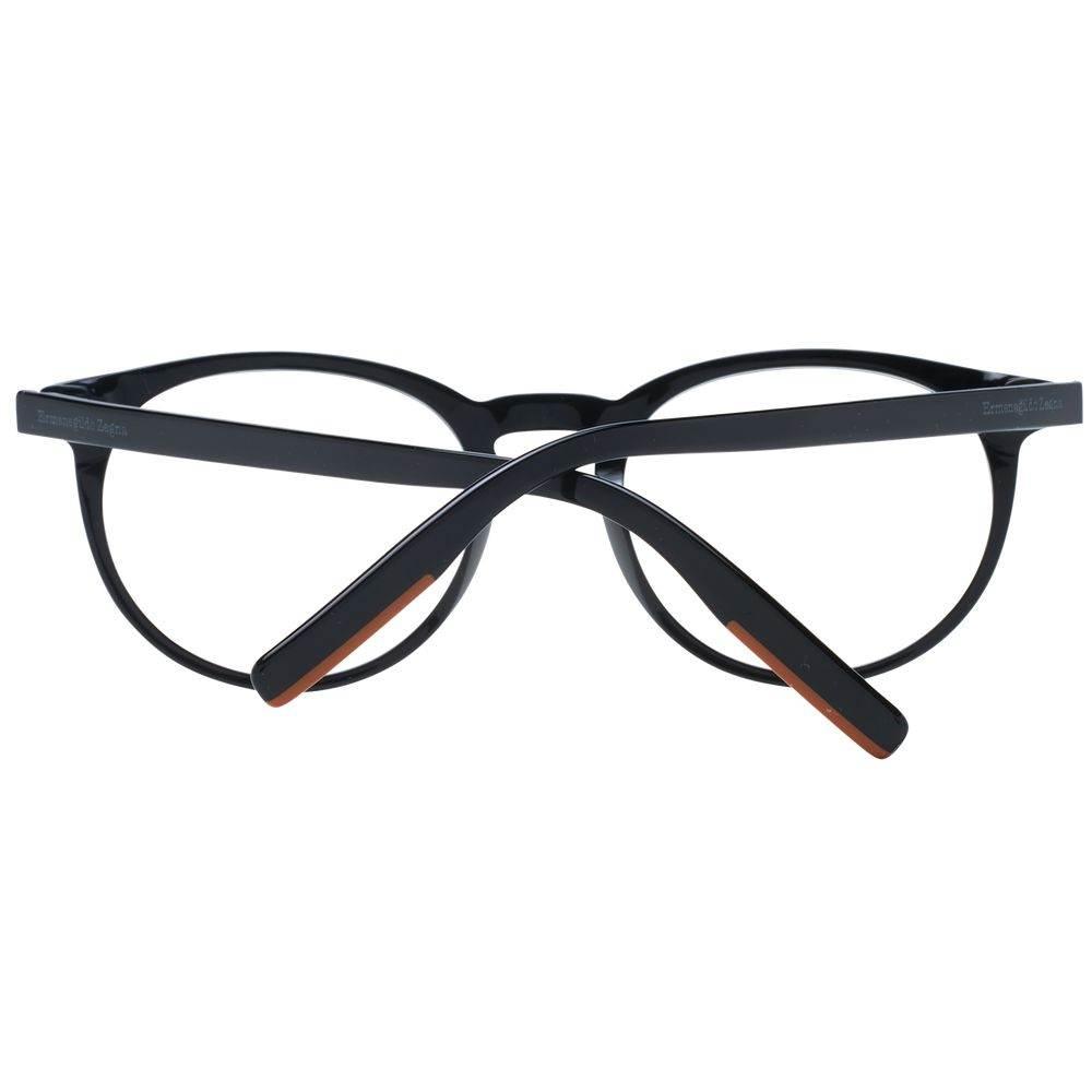 Ermenegildo Zegna Black Men Optical Frames - Hilstor