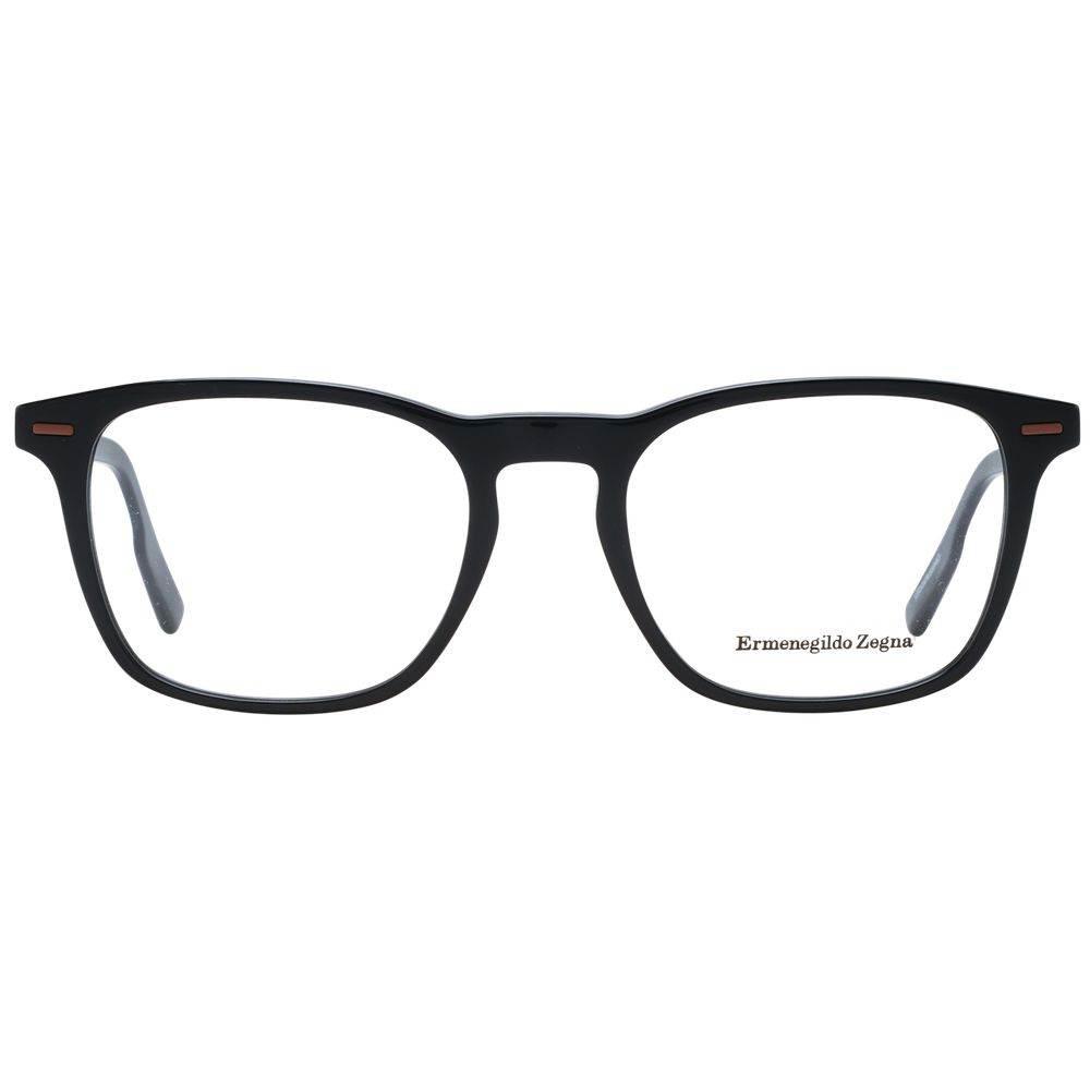 Ermenegildo Zegna Black Men Optical Frames - Hilstor
