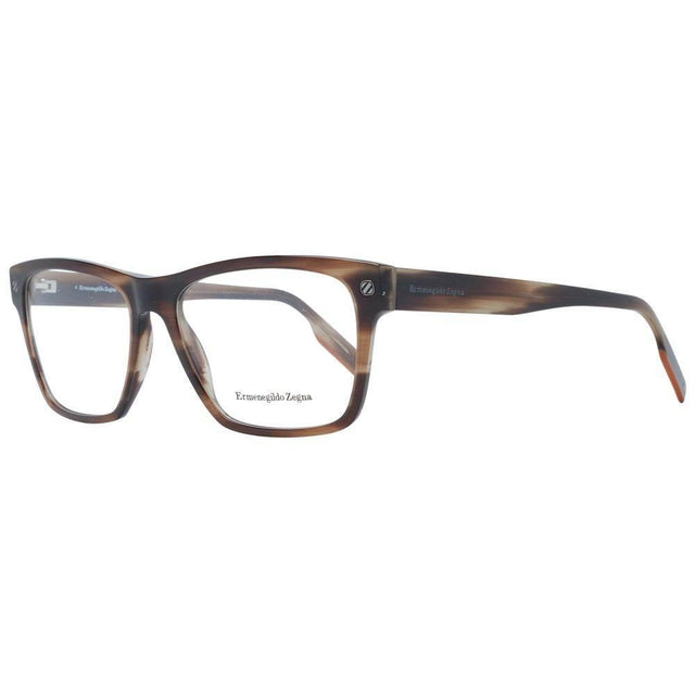Ermenegildo Zegna Brown Men Optical Frames - Hilstor
