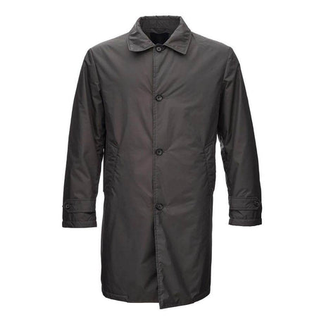 Add Brown Polyester Jacket - Hilstor