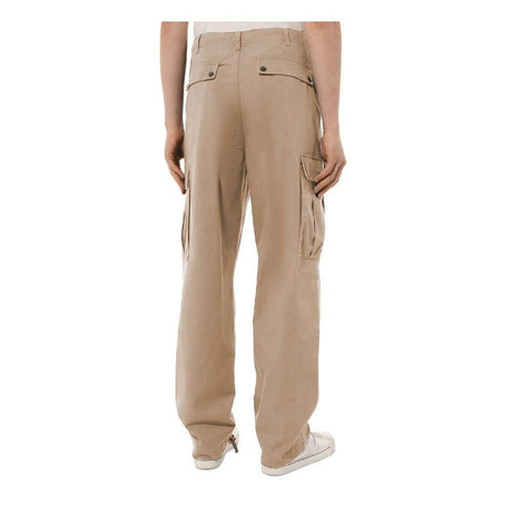 Comme Des Fuckdown Beige Cotton Men Cargo Trouser - Hilstor
