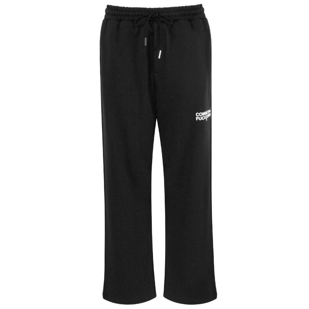 Comme Des Fuckdown Black Cotton Men Sweatpant - Hilstor