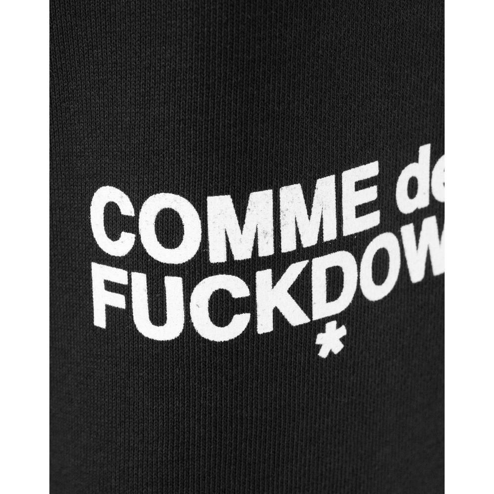 Comme Des Fuckdown Black Cotton Men Sweatpant - Hilstor