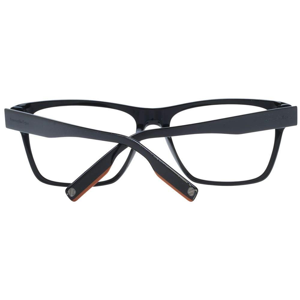 Ermenegildo Zegna Black Men Optical Frames - Hilstor