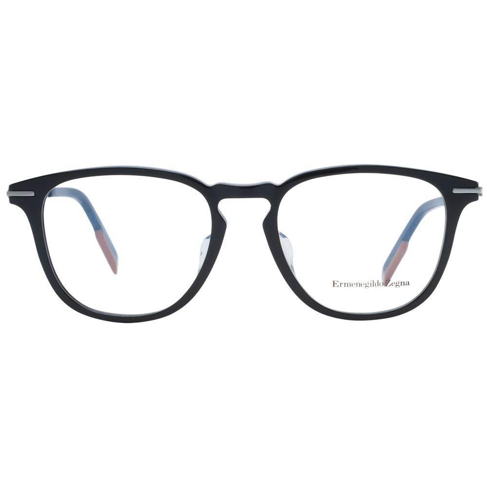 Ermenegildo Zegna Black Men Optical Frames - Hilstor