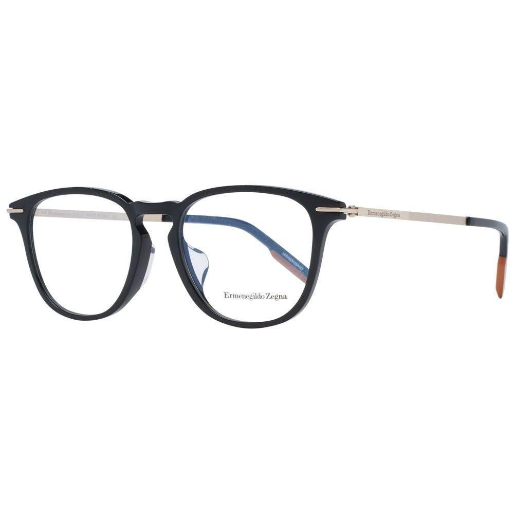 Ermenegildo Zegna Black Men Optical Frames - Hilstor