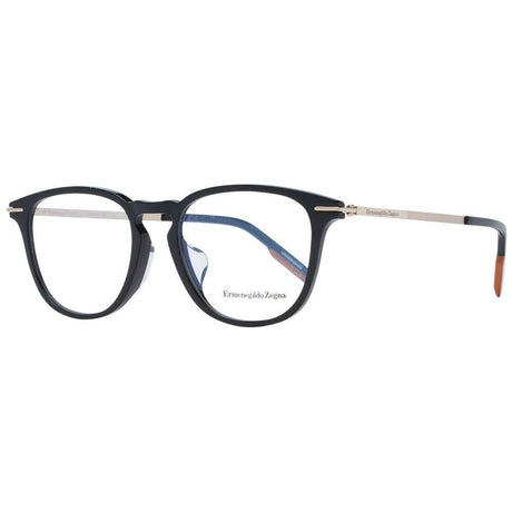 Ermenegildo Zegna Black Men Optical Frames - Hilstor