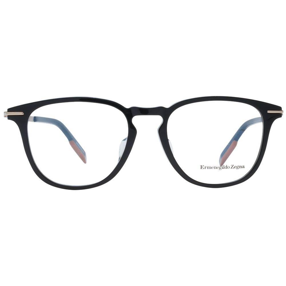 Ermenegildo Zegna Black Men Optical Frames - Hilstor