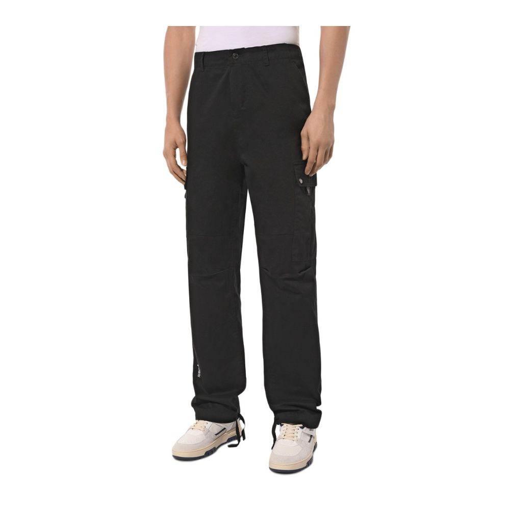 Comme Des Fuckdown Black Cotton Men Cargo Pant - Hilstor