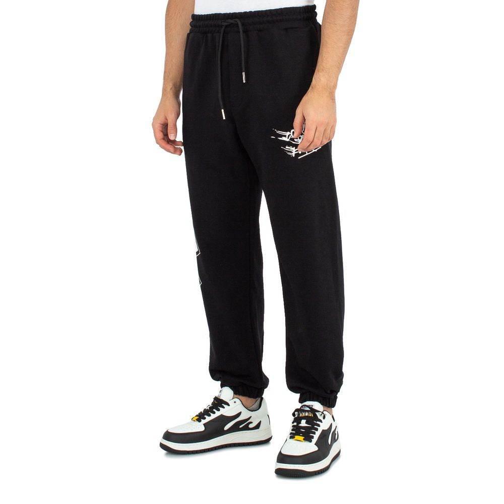 Comme Des Fuckdown Black Cotton Men Sweatpant - Hilstor