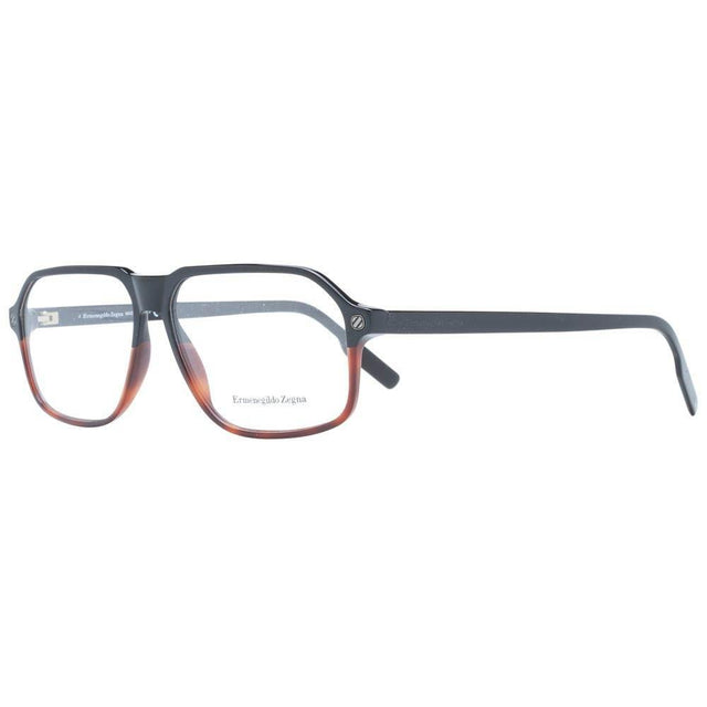Ermenegildo Zegna Black Men Optical Frames - Hilstor