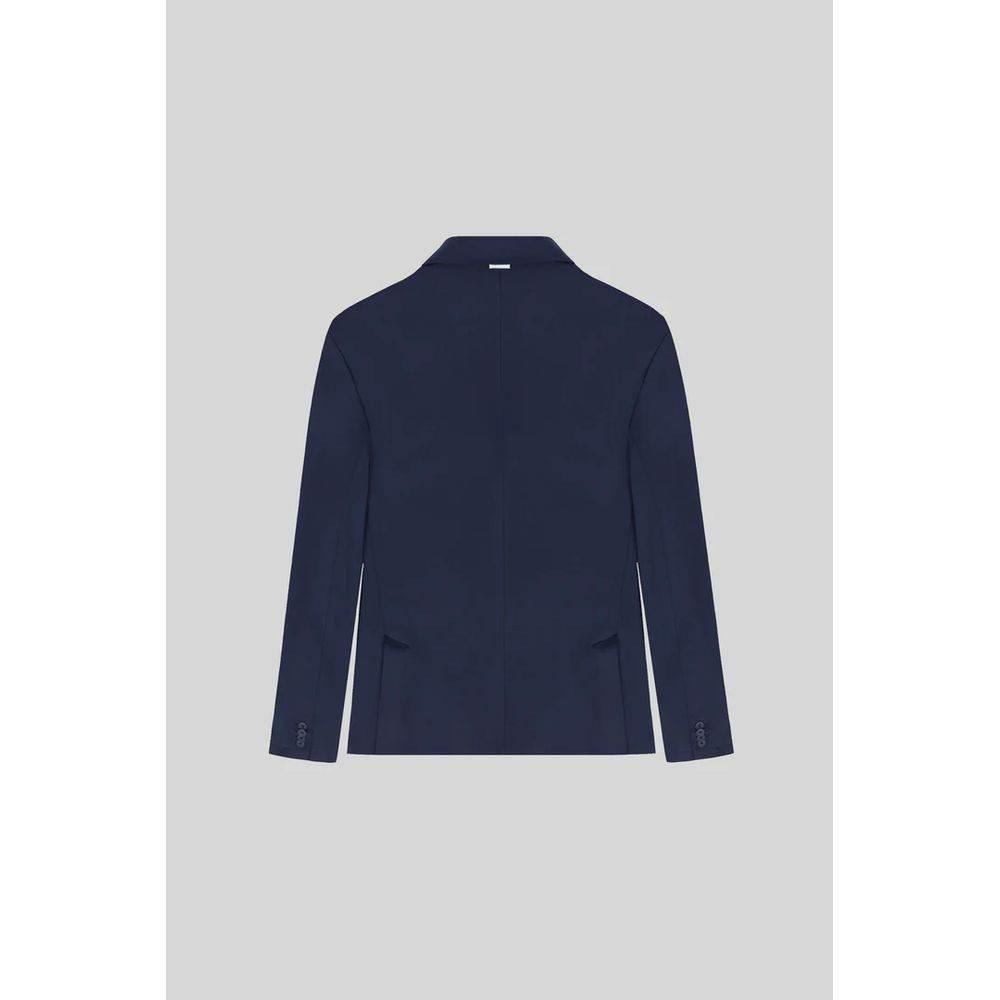 People Of Shibuya Blue Polyester Men's Lightweight Jacket - Hilstor
