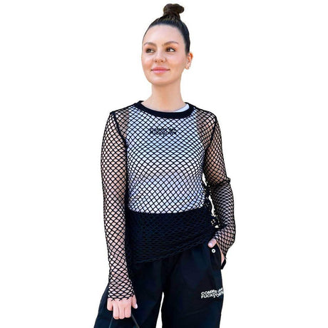 Comme Des Fuckdown Black Polyester Women T-Shirt - Hilstor