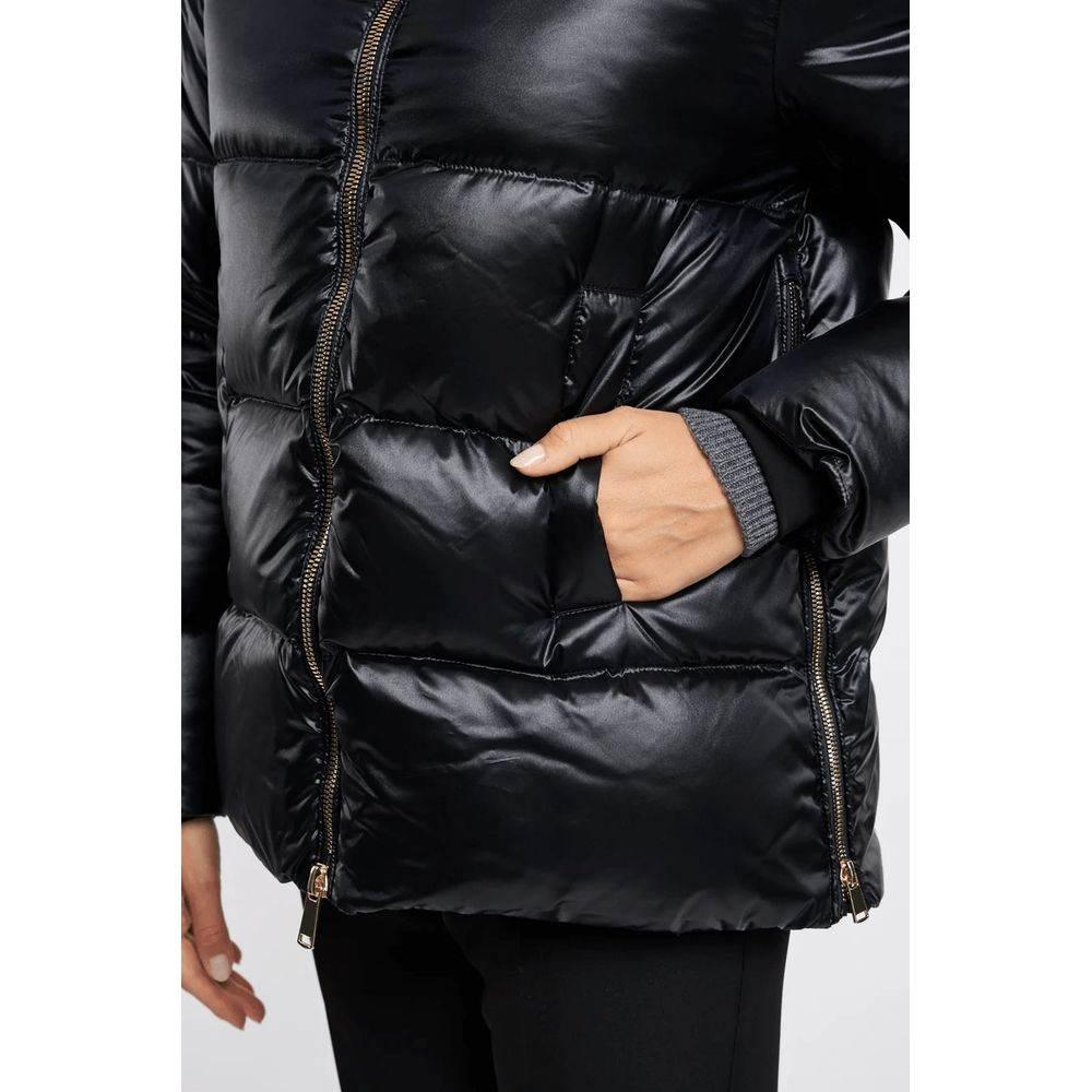 People Of Shibuya Black Polyester Jackets & Coat - Hilstor