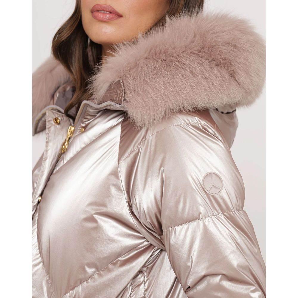 People Of Shibuya Pink Polyester Jackets & Coat - Hilstor
