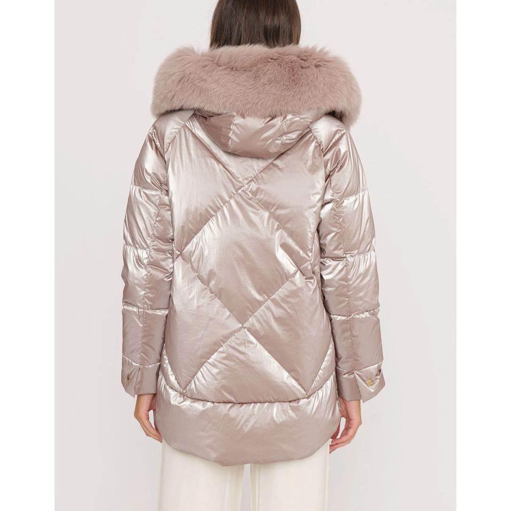 People Of Shibuya Pink Polyester Jackets & Coat - Hilstor