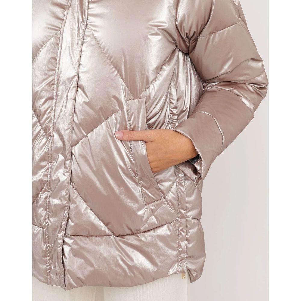 People Of Shibuya Pink Polyester Jackets & Coat - Hilstor