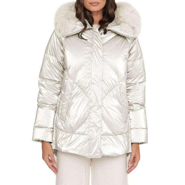 People Of Shibuya White Polyester Jackets & Coat - Hilstor