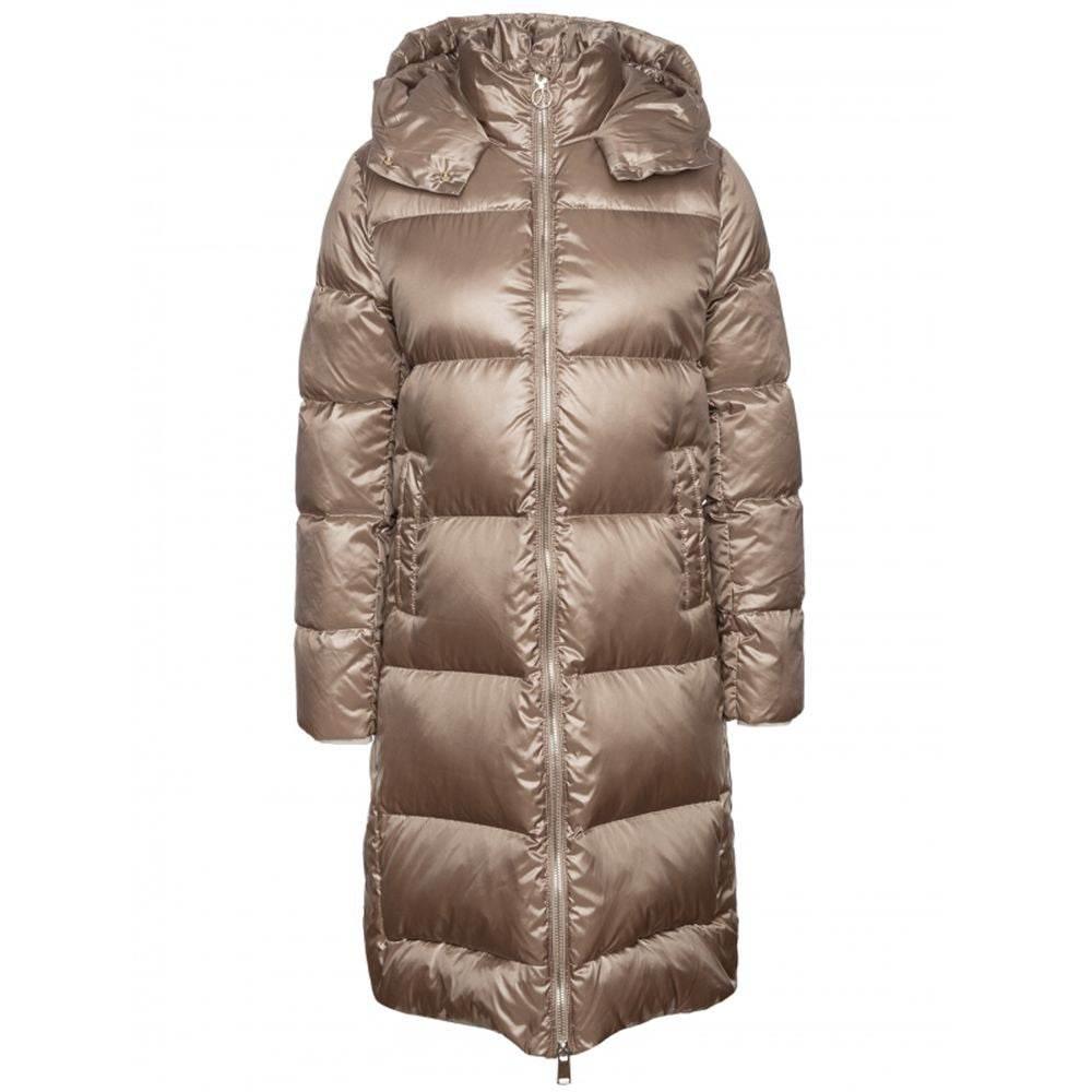 People Of Shibuya Beige Polyester Jackets & Coat - Hilstor