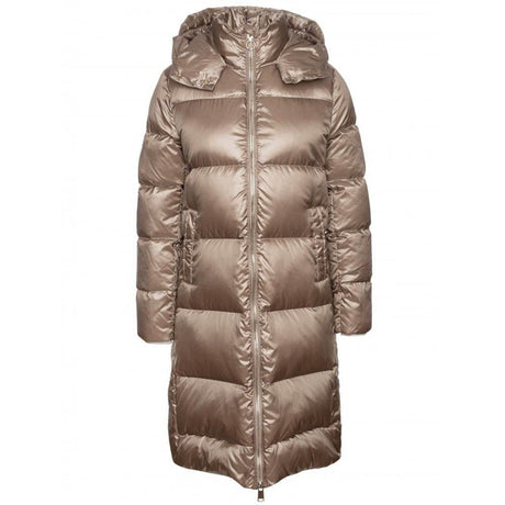 People Of Shibuya Beige Polyester Jackets & Coat - Hilstor