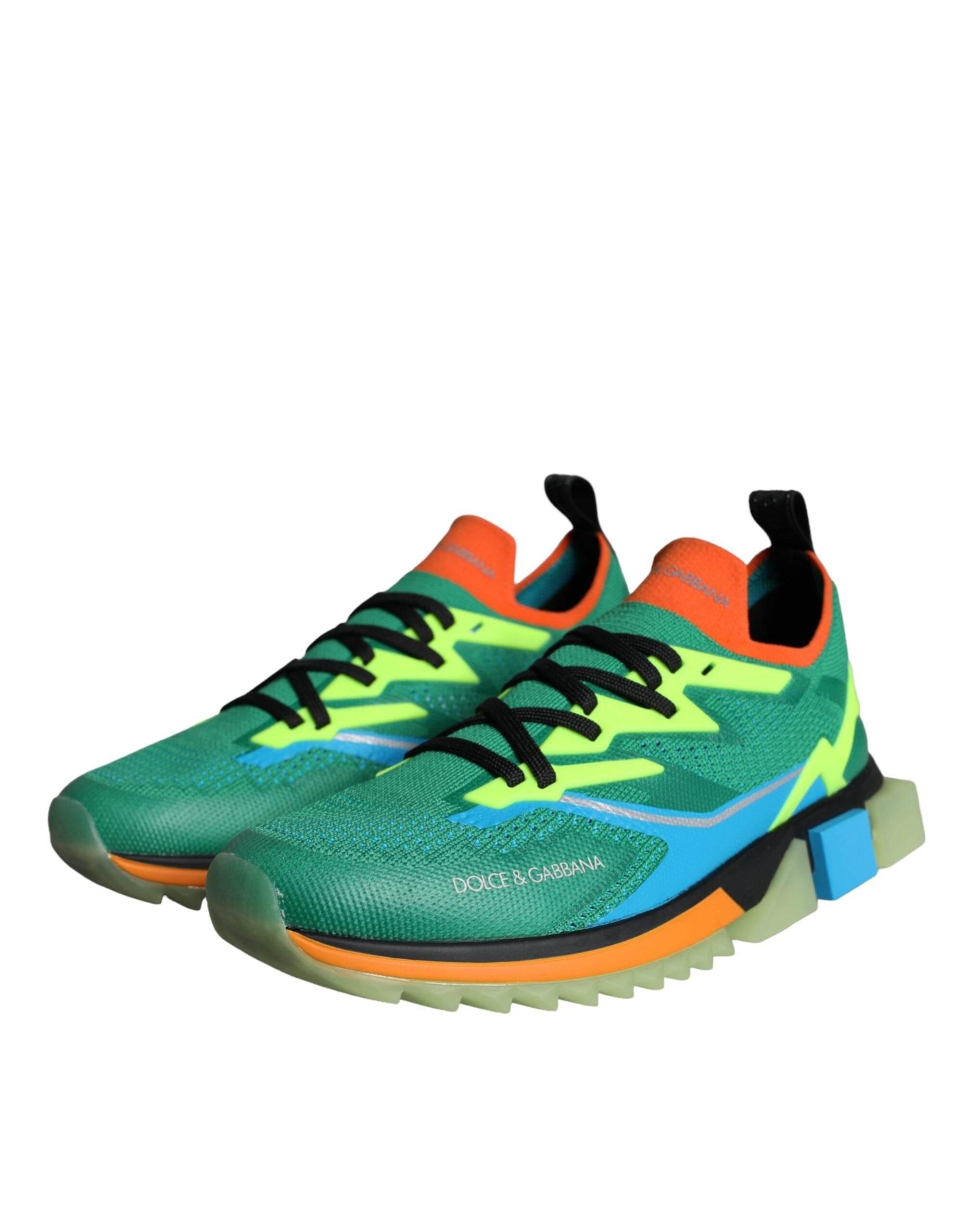 Dolce & Gabbana Multicolor Super King Low Top Sneakers Shoes - Hilstor