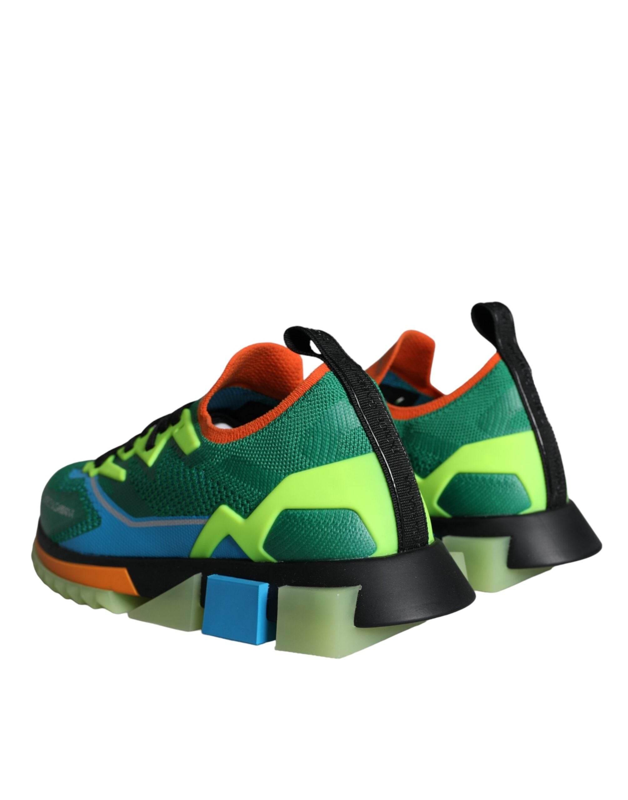 Dolce & Gabbana Multicolor Super King Low Top Sneakers Shoes - Hilstor