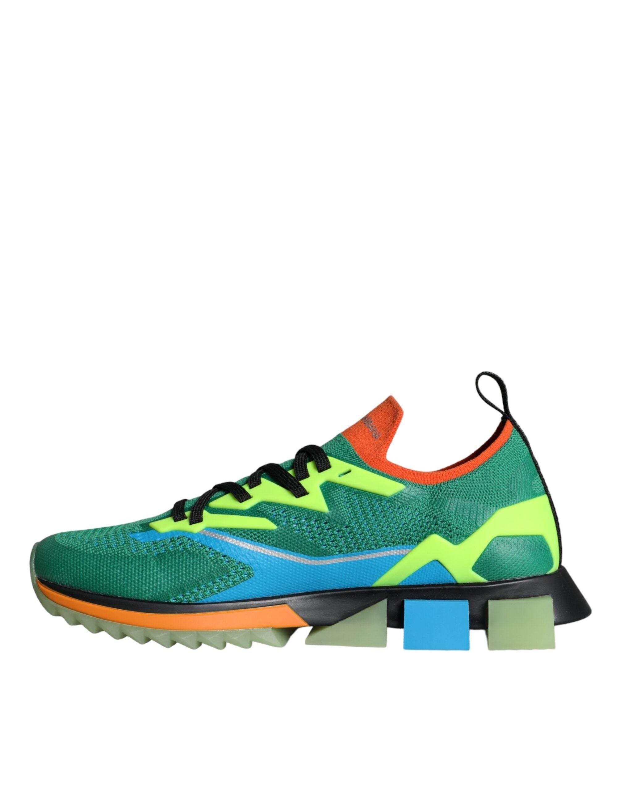 Dolce & Gabbana Multicolor Super King Low Top Sneakers Shoes - Hilstor