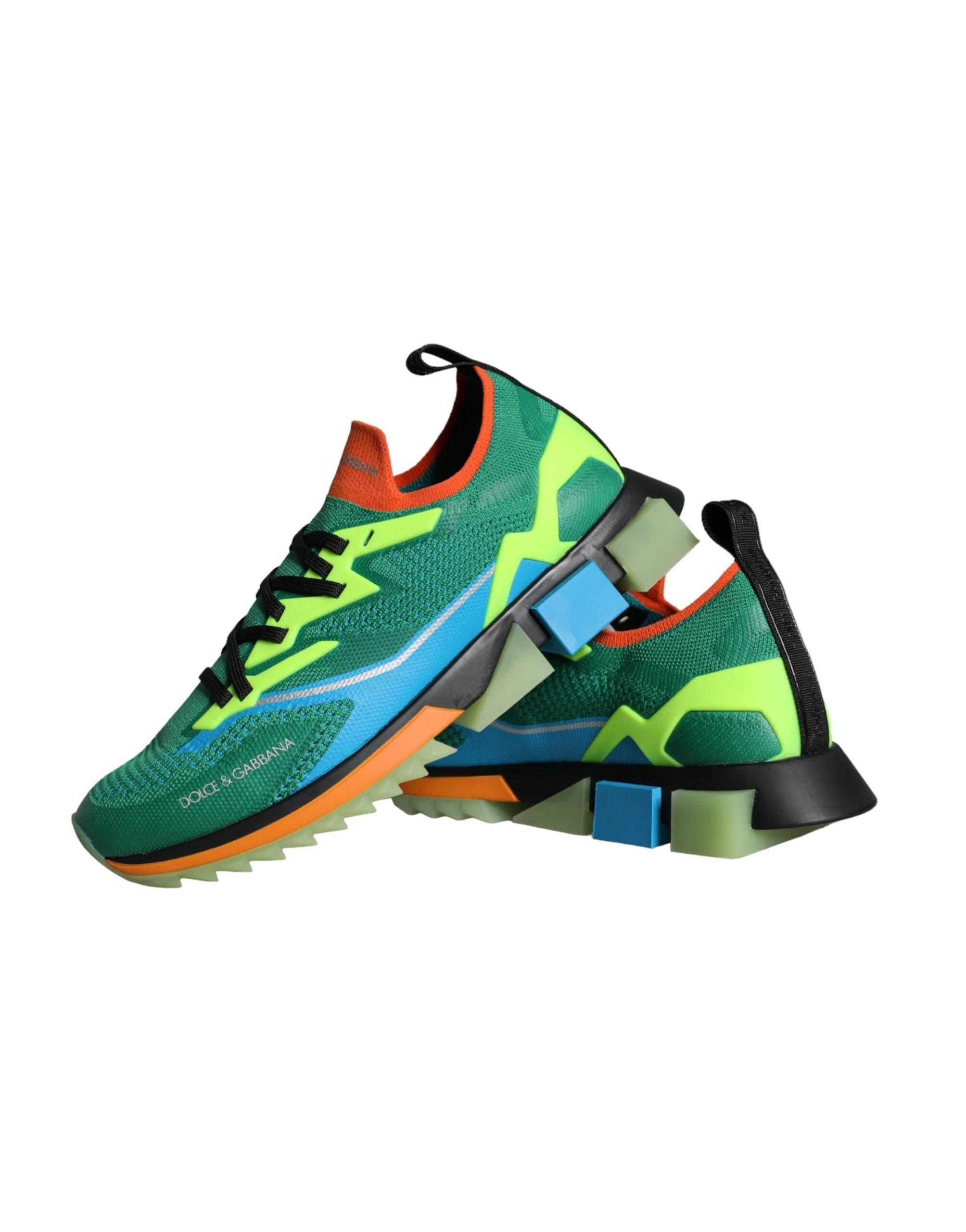 Dolce & Gabbana Multicolor Super King Low Top Sneakers Shoes - Hilstor