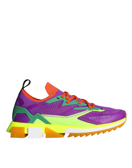 Dolce & Gabbana Multicolor Super King Low Top Sneakers Shoes - Hilstor