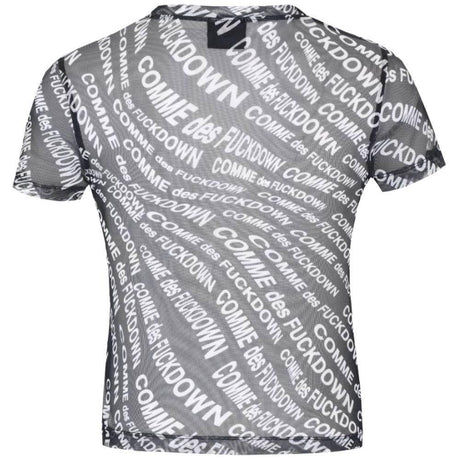Comme Des Fuckdown Black Polyester Women T-Shirt - Hilstor