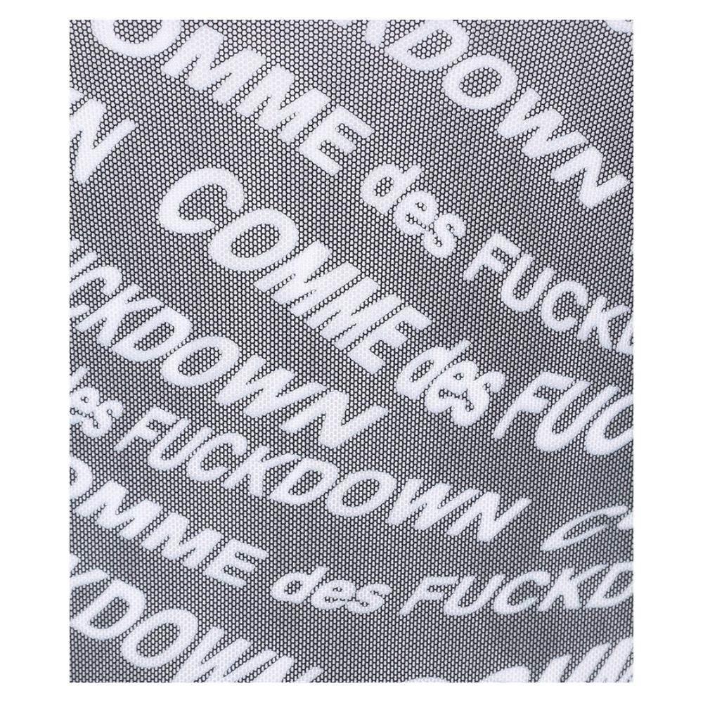 Comme Des Fuckdown Black Polyester Tops & T-Shirt - Hilstor