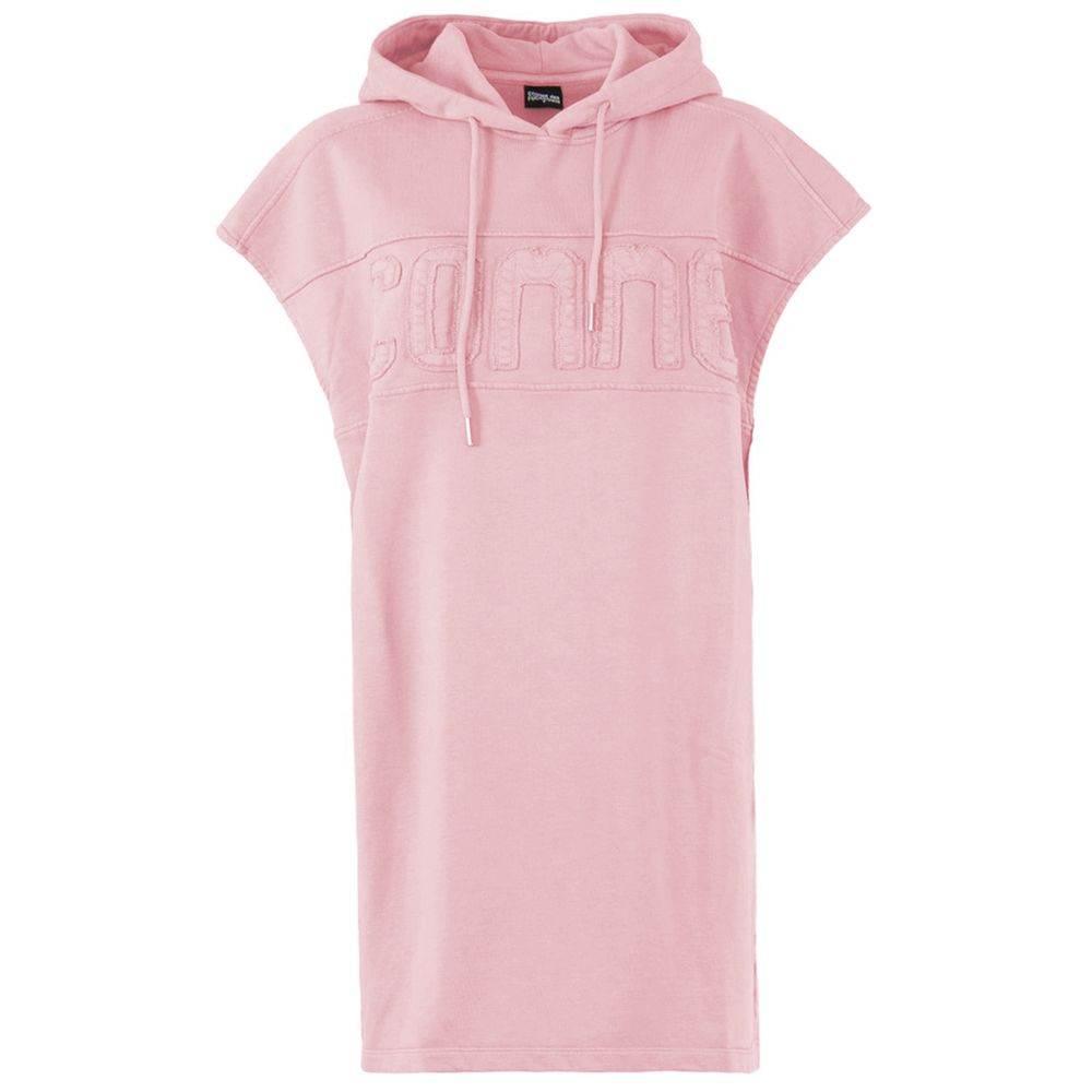 Comme Des Fuckdown Pink Cotton Dress - Hilstor