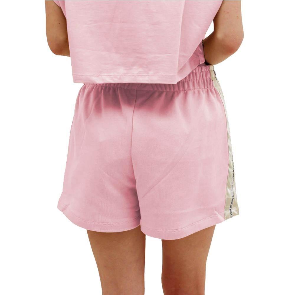 Comme Des Fuckdown Pink Cotton Short - Hilstor