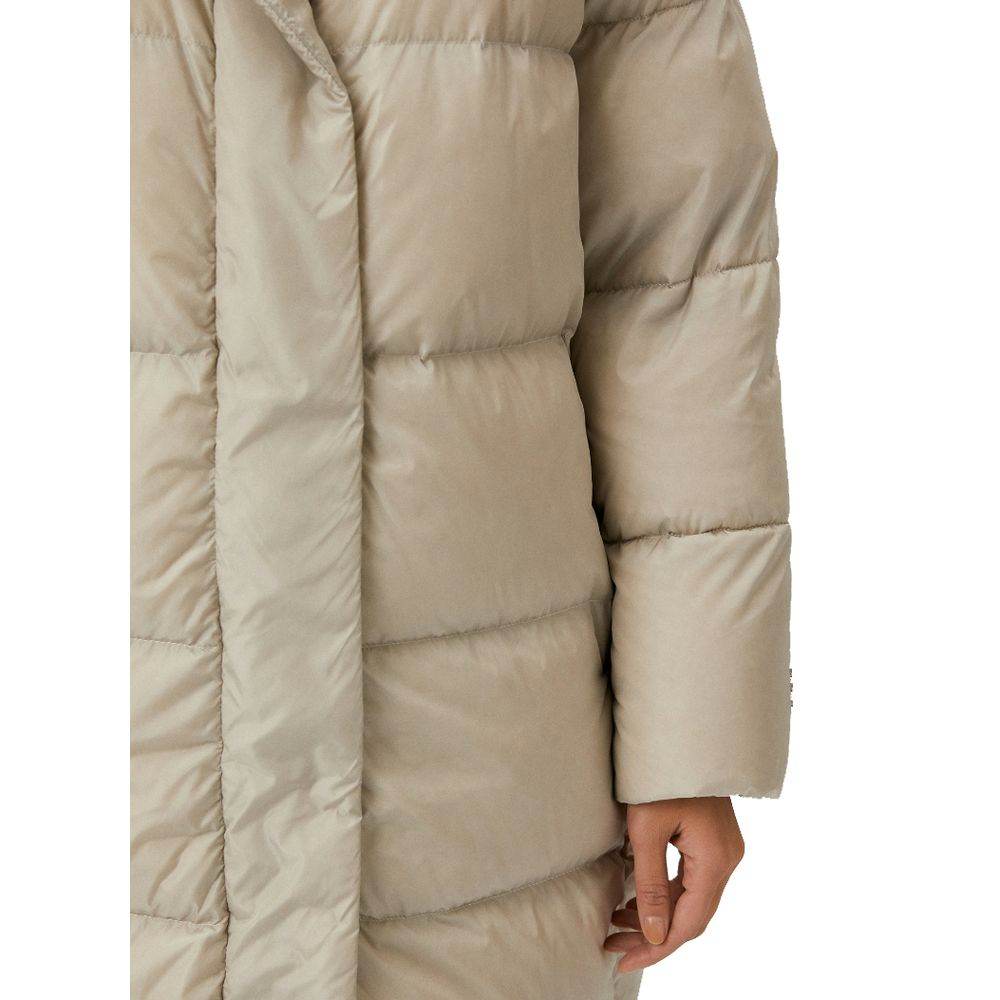 Add Beige Nylon Jackets & Coat - Hilstor