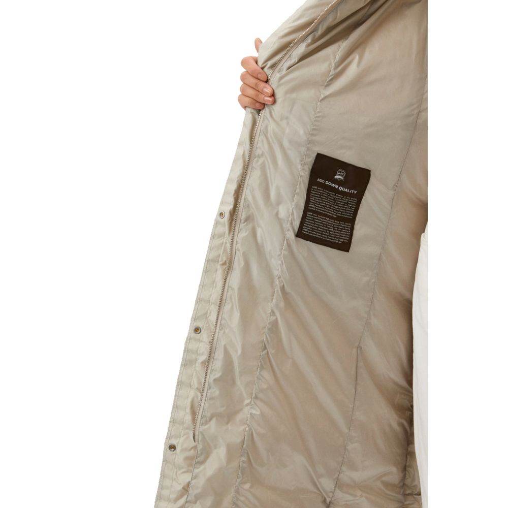 Add Beige Nylon Jackets & Coat - Hilstor