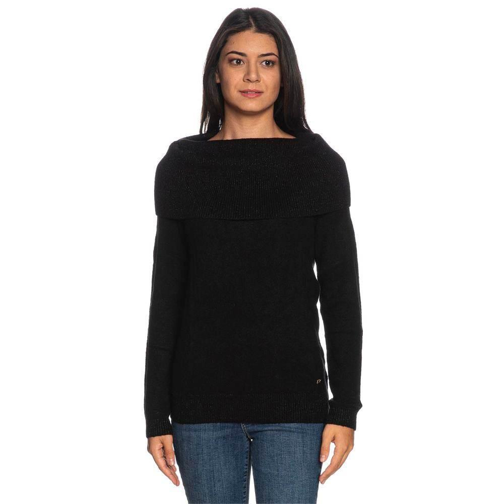 Yes Zee Black Viscose Sweater - Hilstor