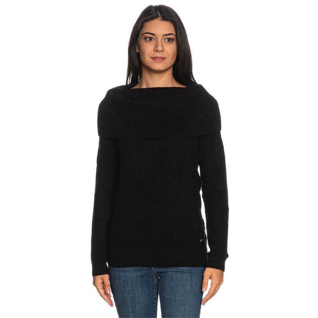 Yes Zee Black Viscose Sweater - Hilstor