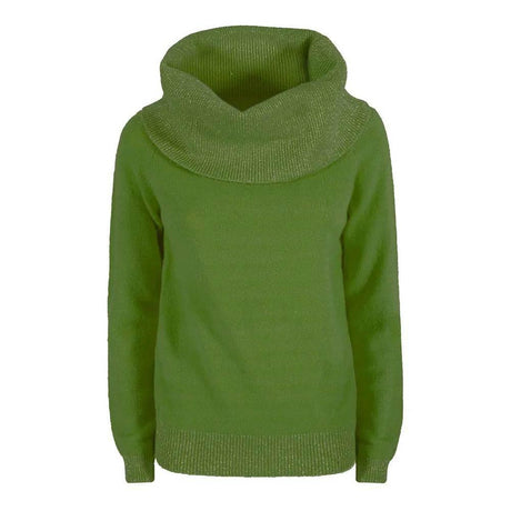 Yes Zee Green Viscose Sweater - Hilstor