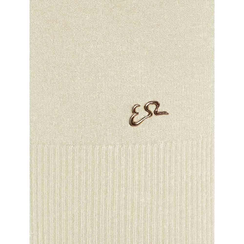 Yes Zee White Viscose Dress - Hilstor
