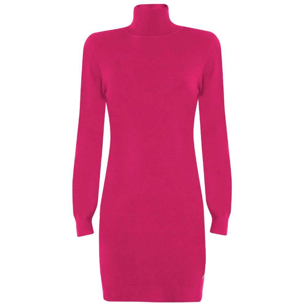 Yes Zee Fuchsia Viscose Dress - Hilstor