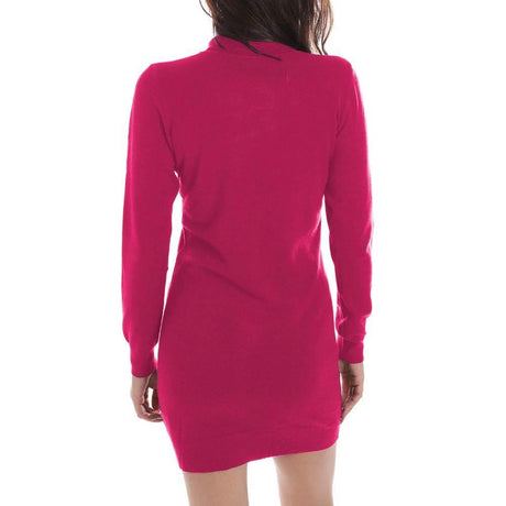Yes Zee Fuchsia Viscose Dress - Hilstor