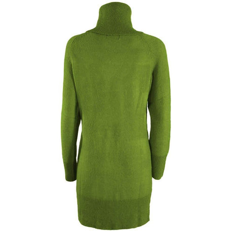 Yes Zee Green Viscose Dress - Hilstor