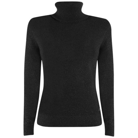Yes Zee Black Viscose Sweater - Hilstor