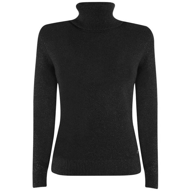 Yes Zee Black Viscose Sweater - Hilstor