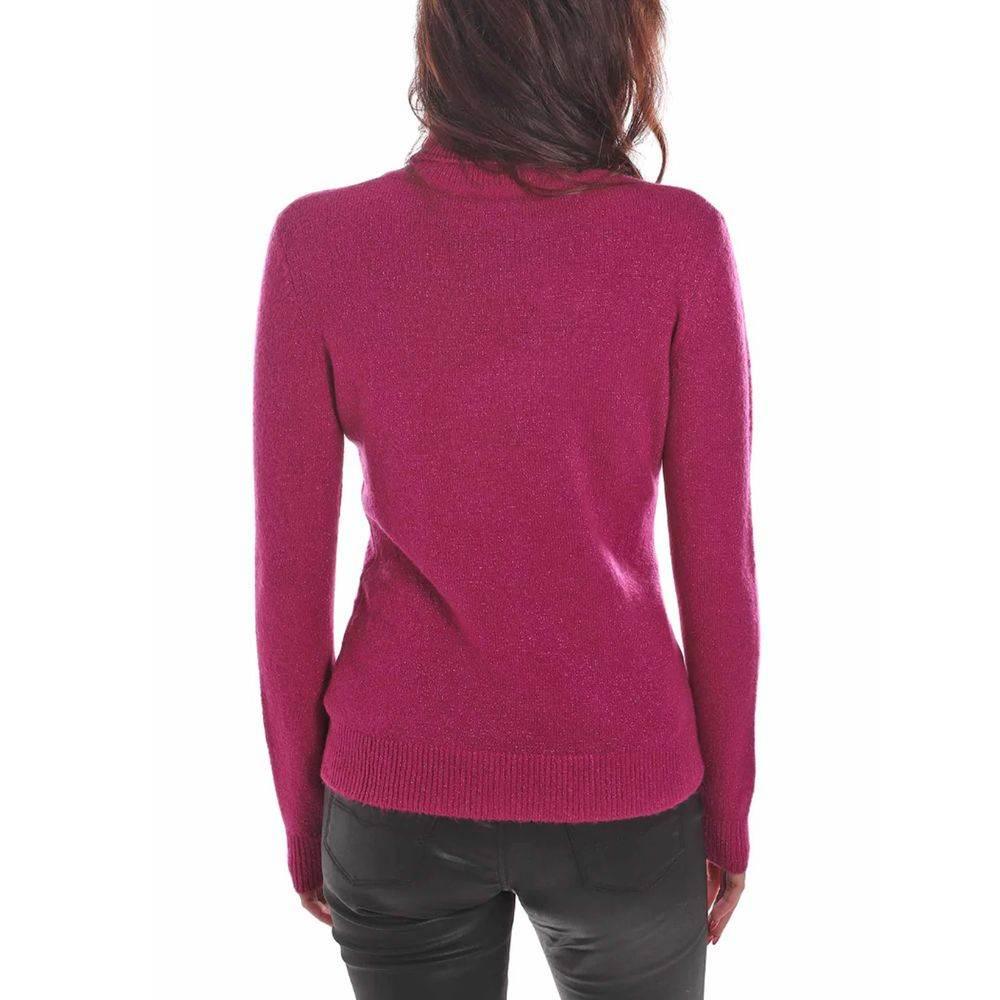 Yes Zee Fuchsia Viscose Sweater - Hilstor