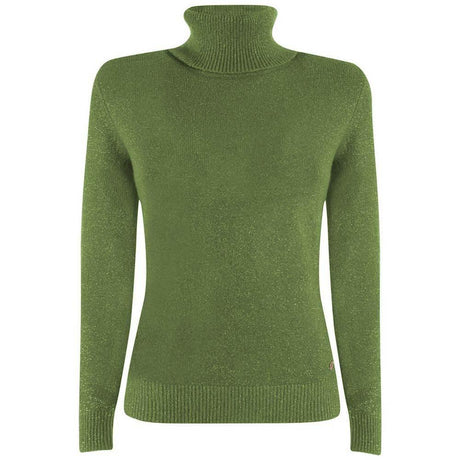 Yes Zee Green Viscose Sweater - Hilstor