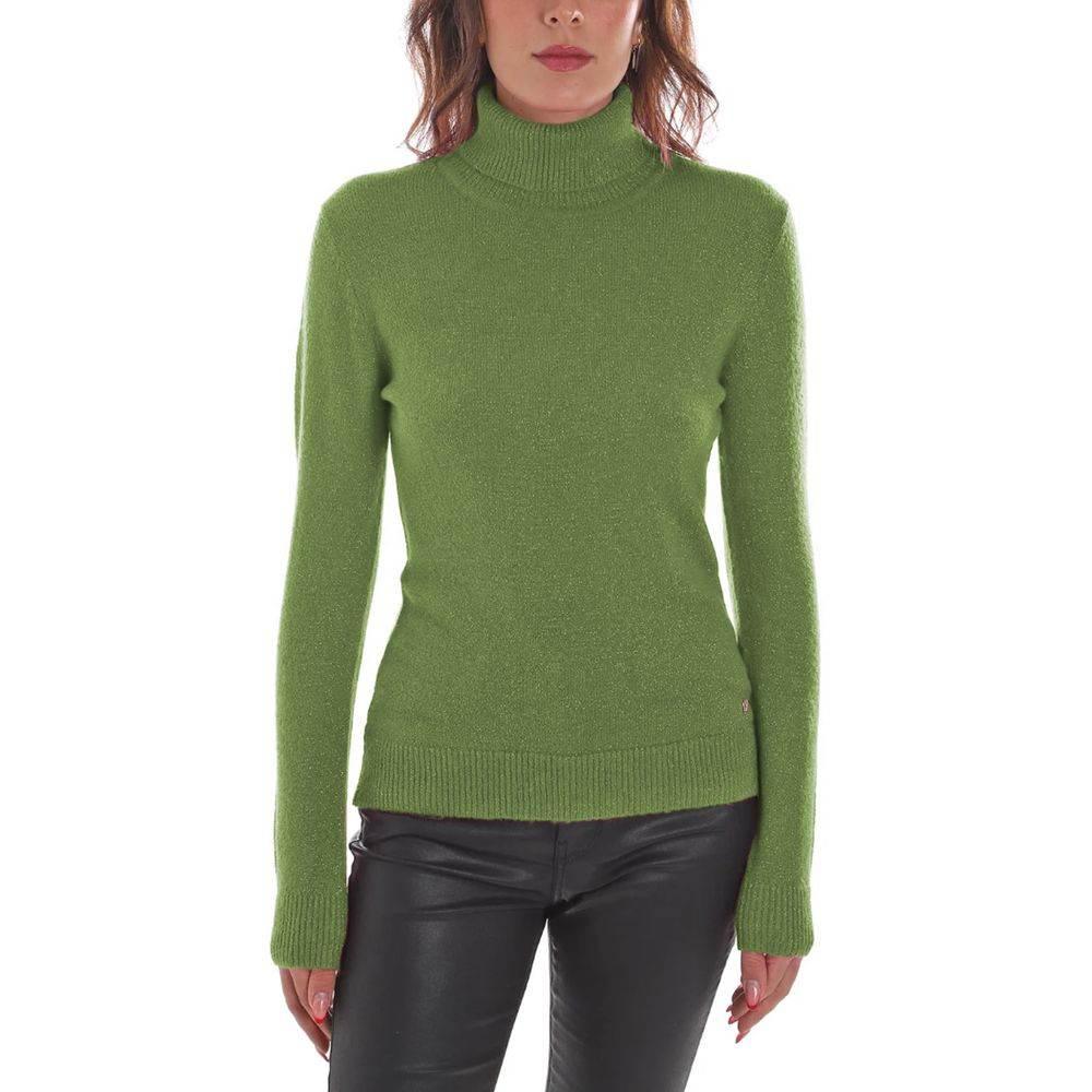 Yes Zee Green Viscose Sweater - Hilstor