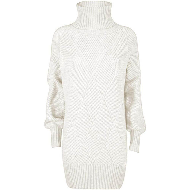 Yes Zee White Marabou Women Dress - Hilstor