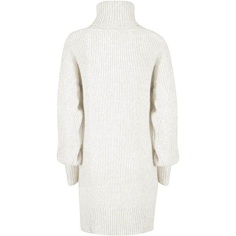 Yes Zee White Marabou Women Dress - Hilstor
