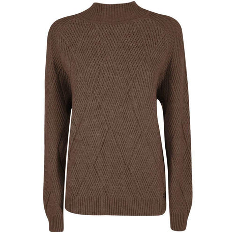 Yes Zee Brown Acrylic Women Sweater - Hilstor
